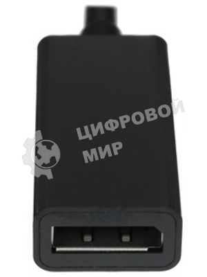 Конвертер HDMI->DisplayPort, Cablexpert DSC-HDMI-DP, HD19M+USBxHD20F, черный