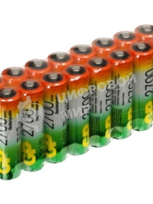 Аккумулятор GP 270AAHCRGY AA NiMH 2700mAh (16шт) спайка
