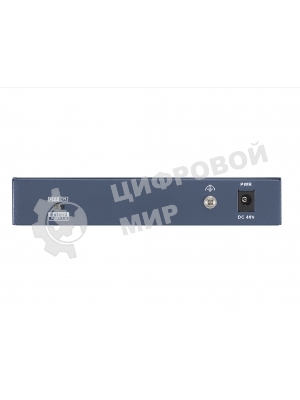 Коммутатор Hikvision DS-3E0106HP-E, 4×100 Мбит/с PoE + 2×100 Мбит/с, неуправляемый