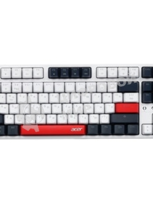 Клавиатура проводная Acer OKW305, USB, белый