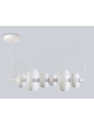 Подвесной светодиодный светильник Ambrella light LH11071 WH/FR белый/белый матовый 36W 3000K 745*230*230