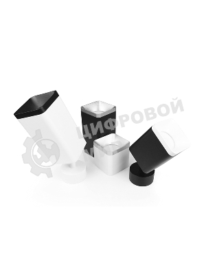 Насадка для корпуса светильника N7702 SBK черный песок 70*70*H35mm Out10mm MR16