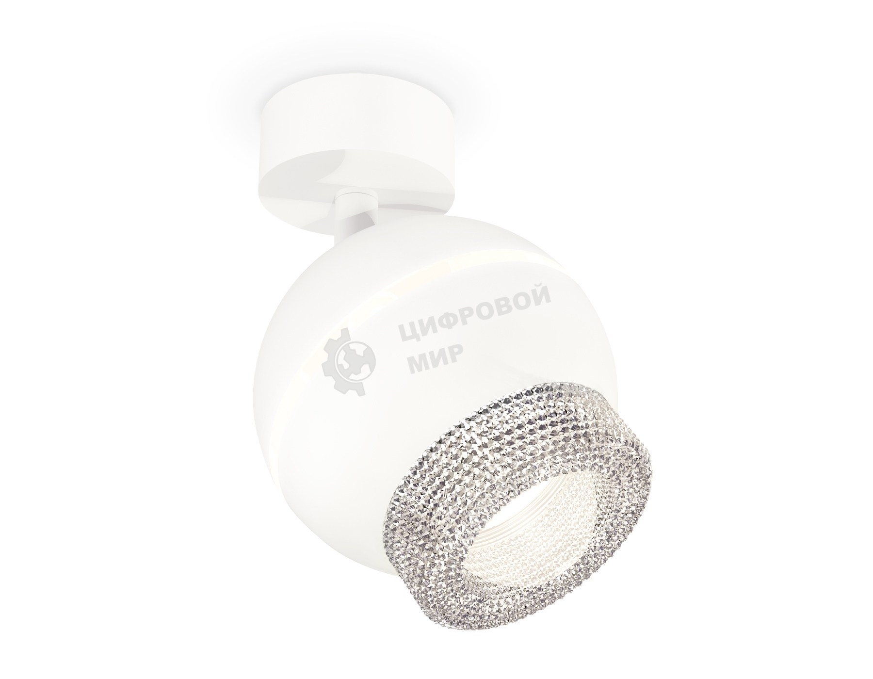 Комплект поворотного светильника Ambrella light XM1101010 SWH/CL белый песок/прозрачный MR16 GU5.3 LED 3W 4200K (A2202, C1101, N7191)