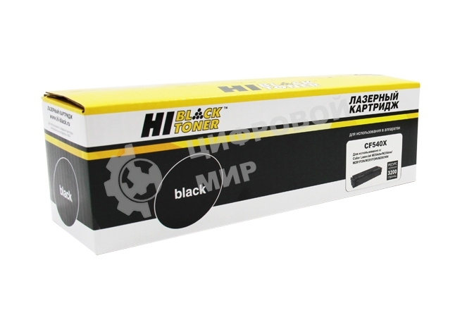 Картридж Hi-Black (HB-CF540X) для HP CLJ Pro M254nw/dw/M280nw/M281fdn/M281fdw, Bk, 3,2K