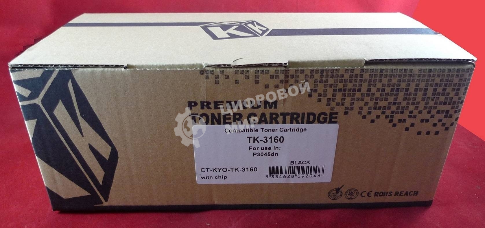 Картридж лазерный для Kyocera-Mita P3045/P3050/P3055/P3060 TK-3160 12.5K (С ЧИПОМ) JPN