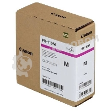 Картридж струйный Canon PFI-110 M 2366C001 пурпурный для Canon TX-2000/3000/4000 160мл