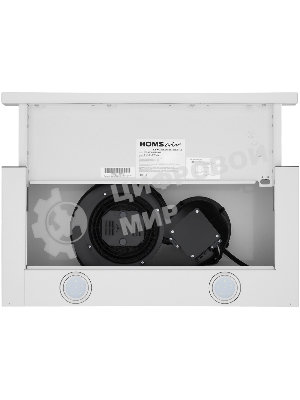 Вытяжка телескопическая HOMSair Flat 50 белый, 50 см, 520 куб. м/ч, 47 дБ