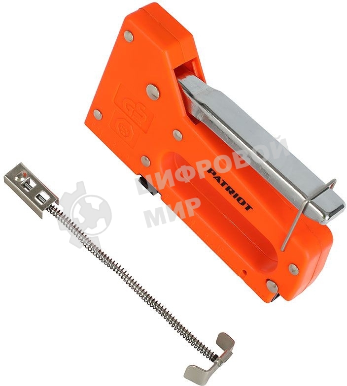 Степлер PATRIOT SPQ-113, пластиковый корпус, скобы тип 53 (4-8мм), 100 скоб в комплекте