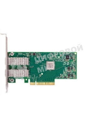 Сетевая карта Mellanox ConnectX-4 Lx EN network interface card, 10GbE dual-port SFP+, PCIe3.0 x8, tall bracket, ROHS R6