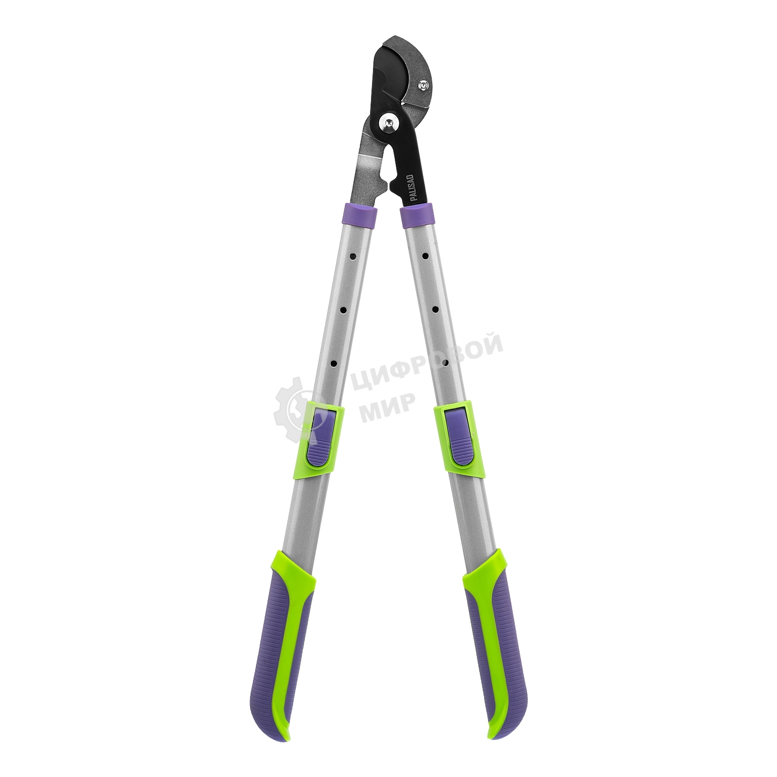 Сучкорез с наковальней Palisad 540-705 мм, телескопические стальные обрезиненные рукоятки