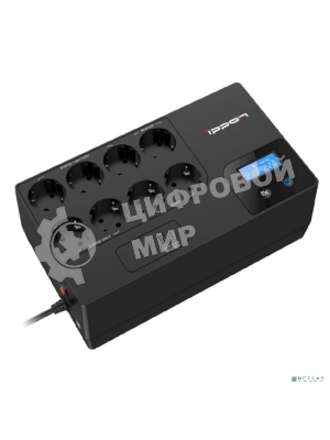 Источник бесперебойного питания Ippon Kirpich 1050 600Вт 1050ВА черный