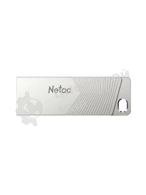 Флешка USB Netac UM1 (NT03UM1N-032G-32PN), 32Gb, USB 3.2, R/W 150/45, серебристый