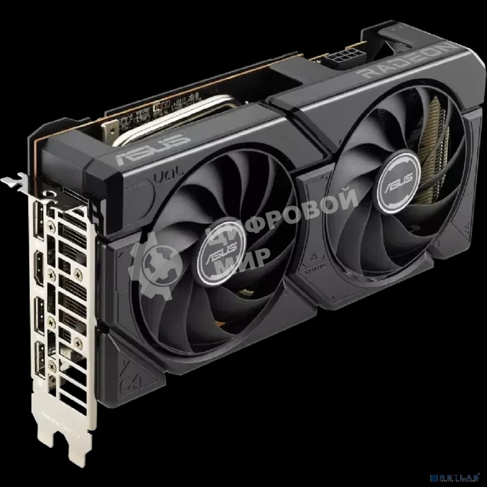 Видеокарта Asus AMD Radeon RX 7600 8Gb PCI-E DUAL-RX7600-O8G-EVO 128bit GDDR6 2280/18000 HDMIx1 DPx3 HDCP Ret