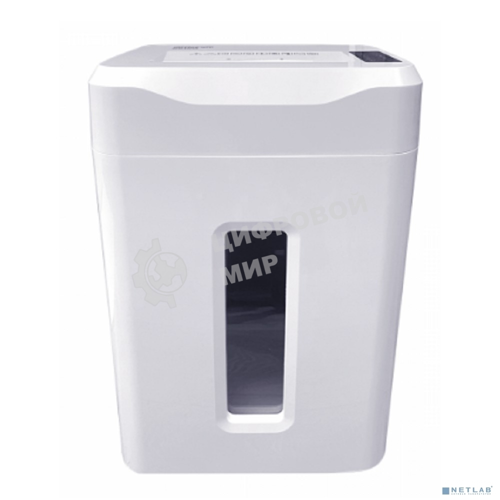 Шредер Office Kit S210N 3,9x38 белый (секр.P-4) фрагменты 16лист. 35лтр. скрепки скобы пл.карты CD