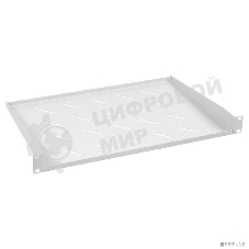 Полка Cabeus, консольная, 1U, 315 мм Г, для шкафов и стоек, серый