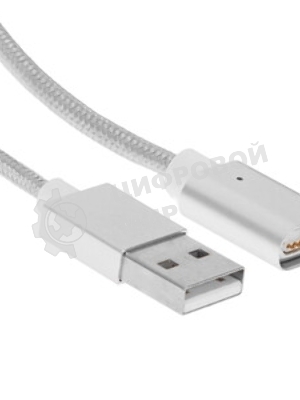 Кабель USB2.0 Cablexpert CC-USB2S-AMCM-1M-BK AM/Type-C, 3А, 18Вт, QC3.0, силиконовый, медь, 1м, черный, пакет