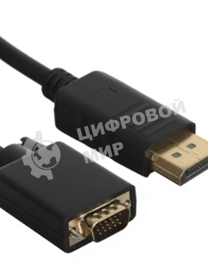 Кабель-переходник VCOM DisplayPort --> VGA_M/M 1,8 м CG607-1.8M