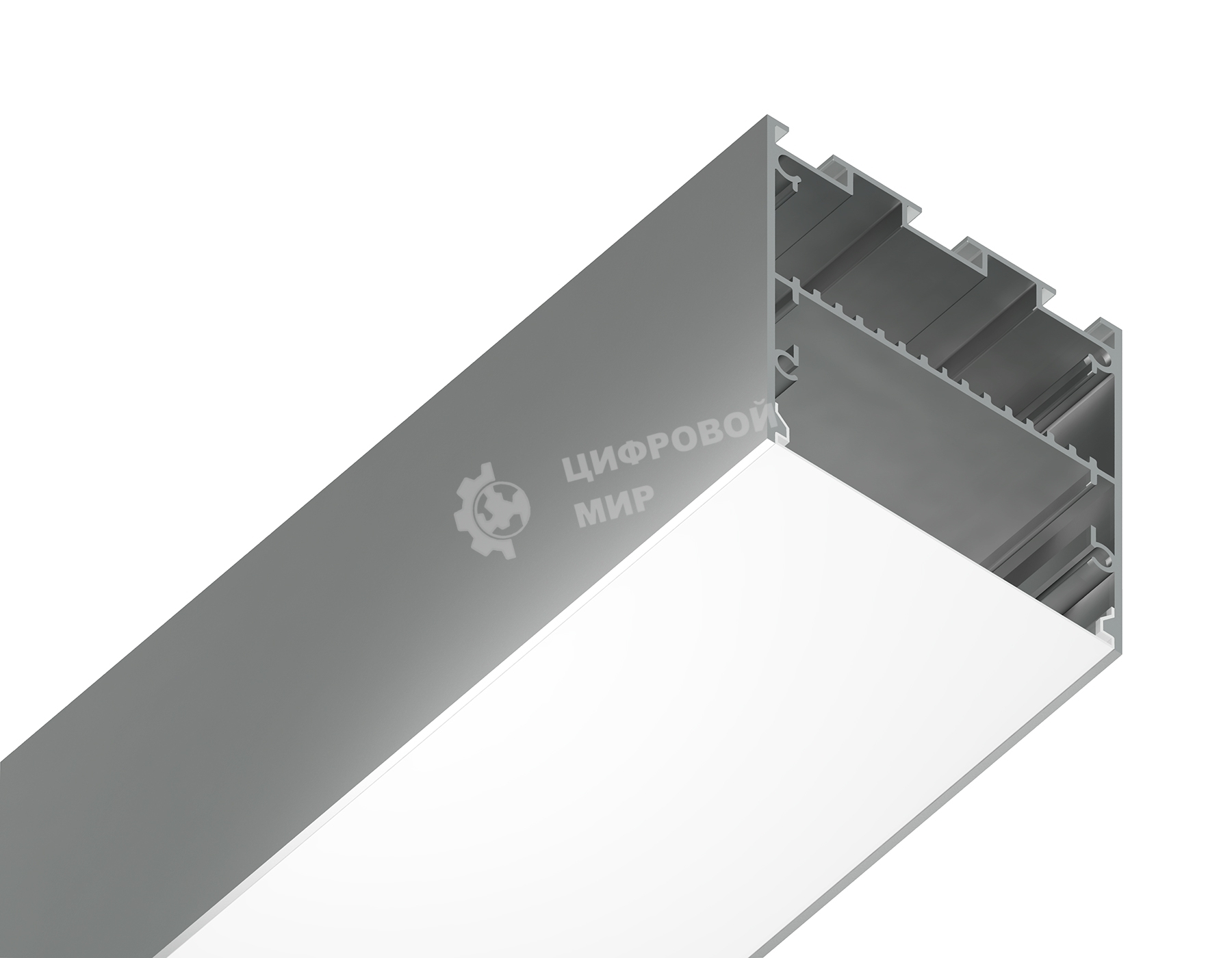 Алюминиевый профиль Ambrella light GP3100AL серебро 2000*50*50