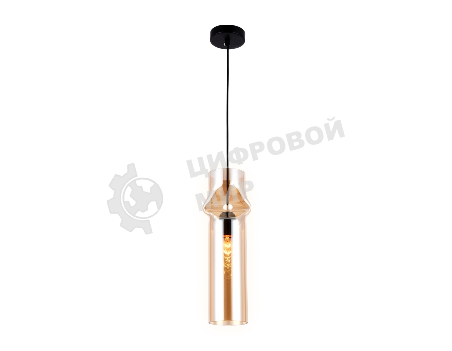 Светильник Ambrella light TR3560 BK/TI черный/янтарь E27 max 40W D130*1200