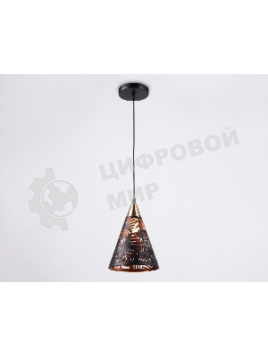 Светильник Ambrella light TR8431 BK/FGD черный/золото E27 max 40W D180*800