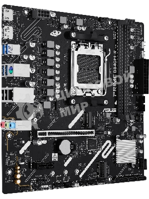 Материнская плата ASUS PRIME B840M-R, AM5, AMD B840, 2xDDR5, 4xSATA, 1xPCIe 4.0 x16, 1xPCIe 3.0 x1, 1xDisplayPort, 1xHDMI, 1x 1Gb LAN, 4xUSB 3.2 Gen1, 2xUSB 2.0, 3x3.5 мм, 7.1, microATX