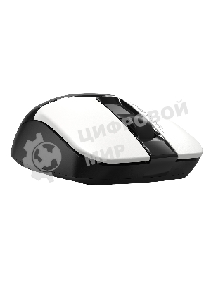 Мышь беспроводная A4Tech Fstyler FG12 белый/черный, 1200 dpi, радиоканал, USB, кнопки - 3