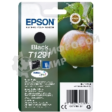 Картридж струйный Epson T1291 (C13T12914012/C13T12914011/C13T12914010) черный (11.2 мл) для SX420W/SX425W/SX525WD/SX620FW/BX305FV/BX305F/BX320FW/BX525WD/BX625FWD