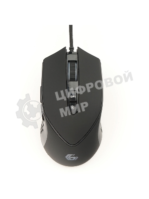 Мышь проводная Gembird MG-770 черный, 3200 dpi, USB, кнопки - 7