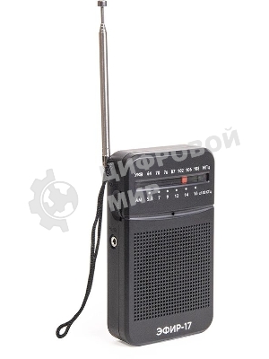 Радиоприемник портативный Сигнал Эфир-17 черный