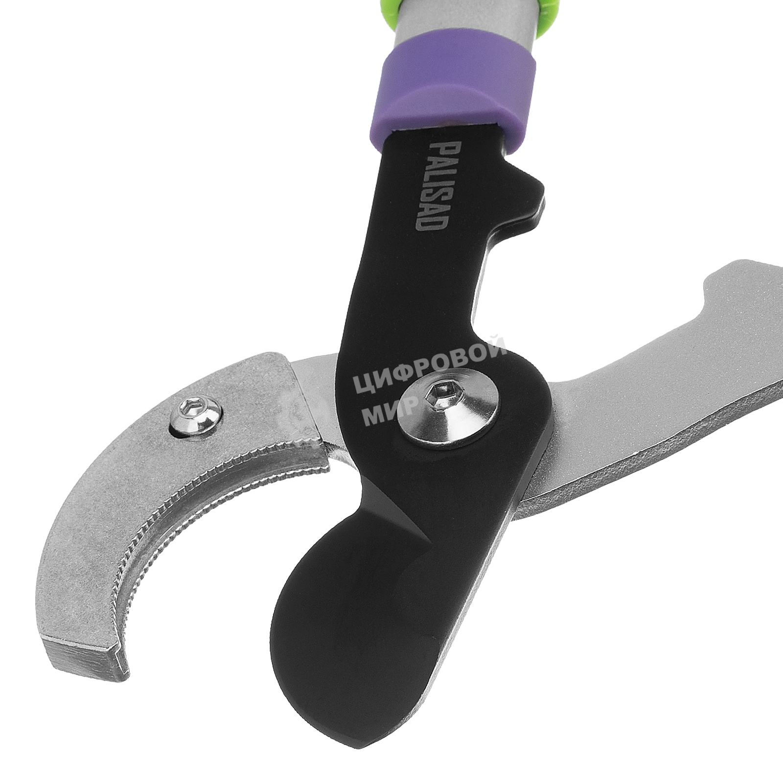 Сучкорез с наковальней Palisad 540-705 мм, телескопические стальные обрезиненные рукоятки