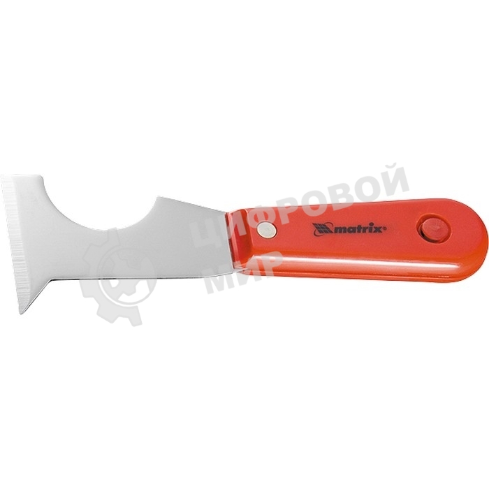 Шпатель-скребок Matrix стальной, пластмассовая рукоятка