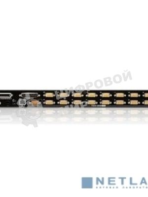 Переключатель KVM ATEN CS1716A-AT-G 16-port, USB, rackmountable, в компл. кабели 2x1.8м