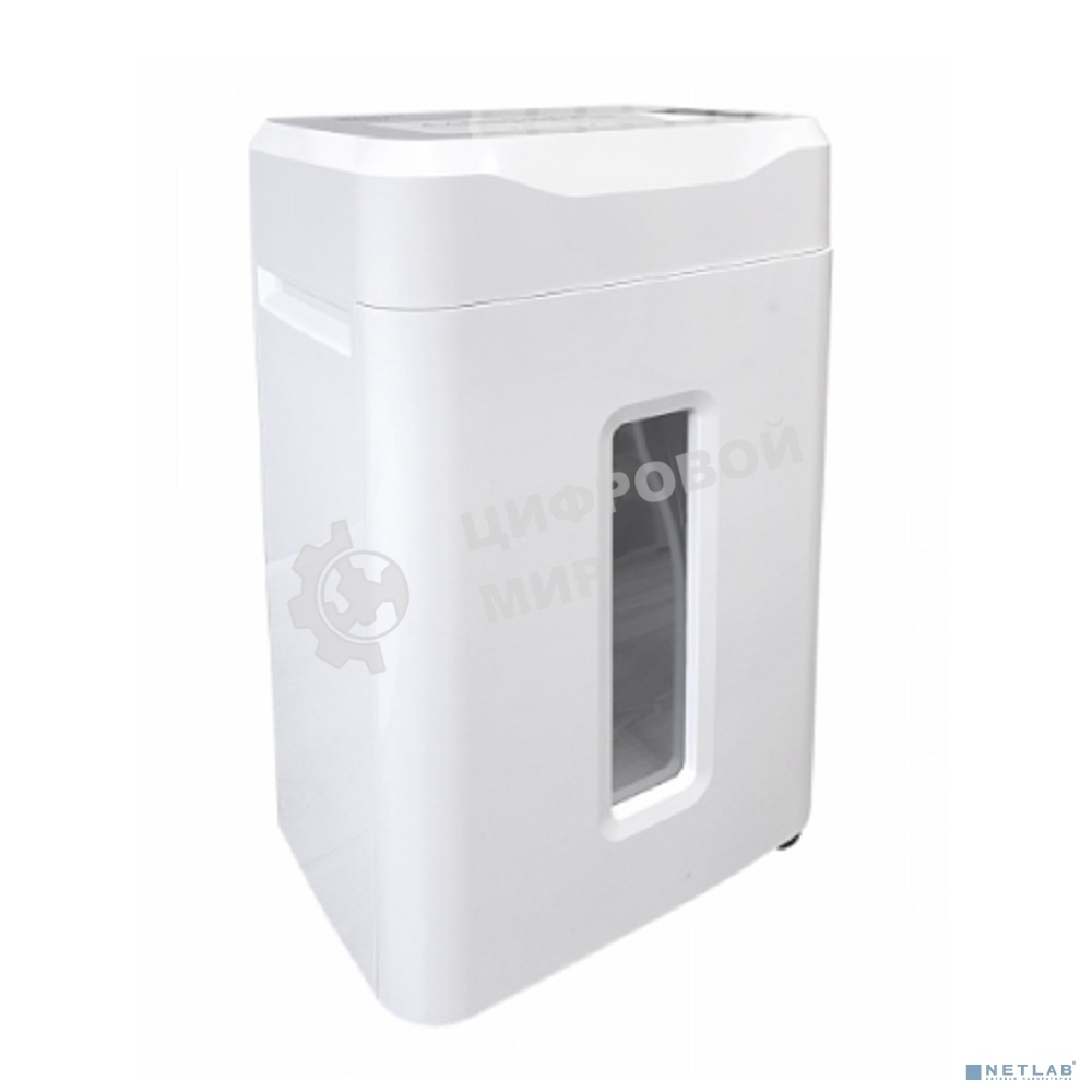 Шредер Office Kit S210N 3,9x38 белый (секр.P-4) фрагменты 16лист. 35лтр. скрепки скобы пл.карты CD