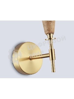 Настенный светильник Ambrella light LH75369 GD/WH золото/белый G9 max 28W 70*150*560