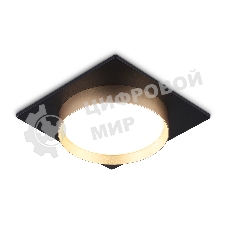 Светильник Ambrella light TN5232 BK/GD черный/золото GX53 max 12W 110*110*35