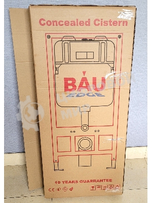 Инсталляция BAU PRO для подвесного унитаза, клавиша смыва BAU Stil для инсталляции, хром