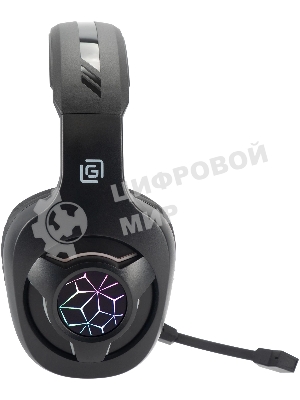 Гарнитура Oklick HS-L575G чёрный, беспроводная + проводная, Bluetooth