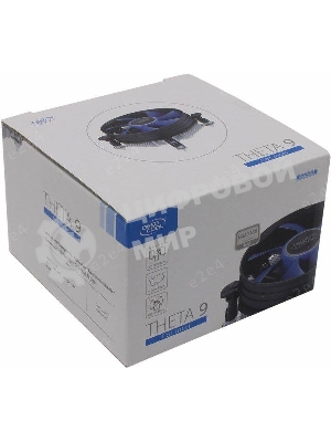 Кулер для процессора DEEPCOOL THETA 9 черный/синий, 92 мм, 2000 об/мин, 27.6 дБ, 3 pin, 65 Вт