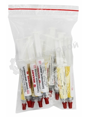 Смазка силиконовая Rexant, модель 221, до +350 ℃, 2 мл, шприц