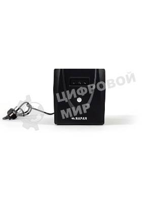 Источник бесперебойного питания RAPAN-UPS 1000 220В 1000ВА/600Вт меандр с АКБ 2х7А·ч интерактивный RAPAN-UPS 1000 power supply 220V 1000VA/600W meander with battery 2x7Ah interactive