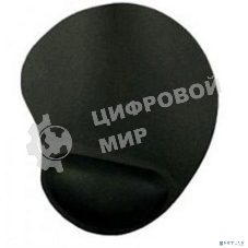 Коврик для мыши Buro гелевый, черный, 225х190х2