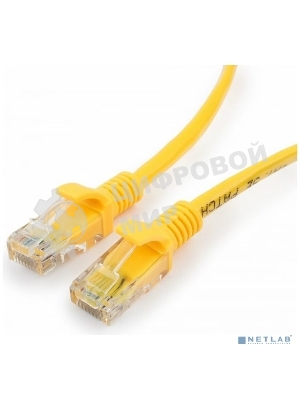 Патч-корд UTP Cablexpert cat.5e, 3м, литой, многожильный, желтый