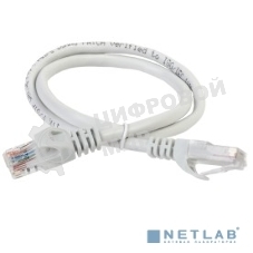 Коммутационный шнур ITK (патч-корд), cat.5e UTP, LSZH, 1,5м, серый