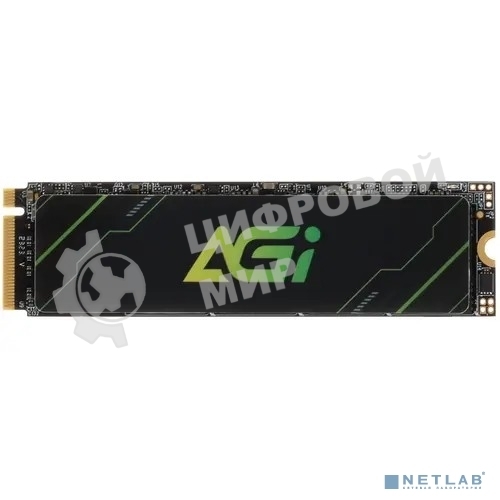 Накопитель SSD AGI AGI1T0G43AI818, 1Tb, PCIe 4.0 x4, M.2 2280, NVMe, R/W 4700/2800