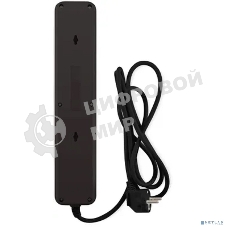 Сетевой фильтр Buro 500UNH-3-BG 3м (5 розеток) черный/серый (коробка)