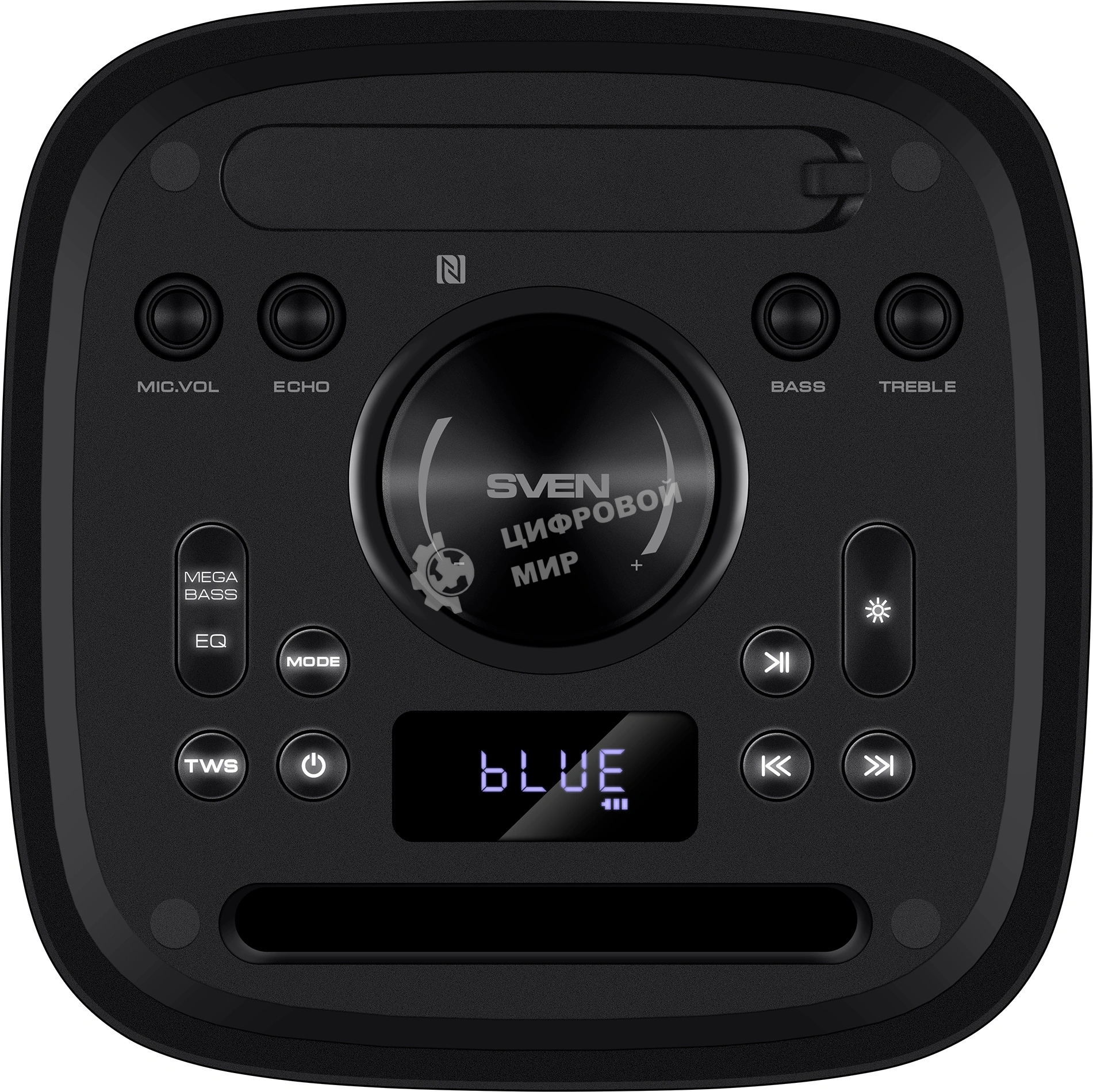 Колонка порт. Sven АС PS-930 черный 150W 1.0 BT/3.5Jack 7200mAh (SV-022402)