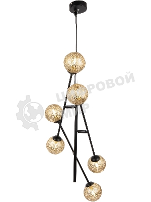 Светильник подвесной HIPER H819-0 6G96Вт BLACK/GOLD