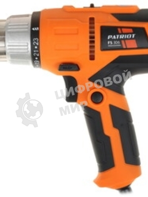 Дрель-шуруповерт Patriot FS 306, 300 Вт, 35 Нм, щеточный