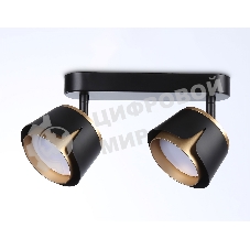 Светильник Ambrella light TN71231/2 BK/GD черный/золото GX53/2 220*100*147