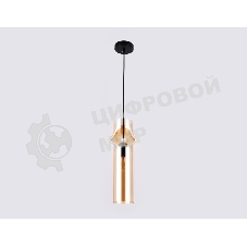Светильник Ambrella light TR3560 BK/TI черный/янтарь E27 max 40W D130*1200